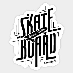 Skate Board freestyle Sticker